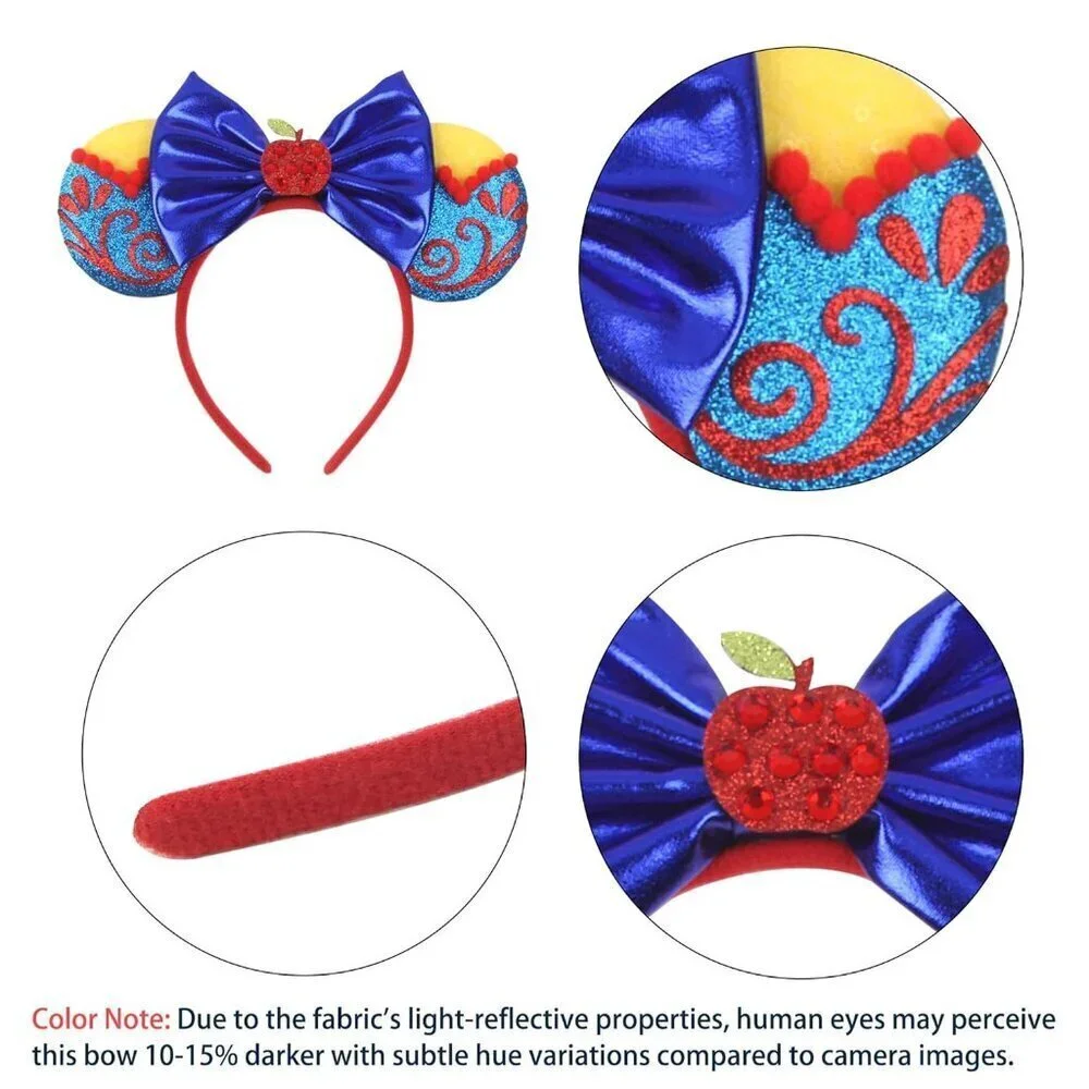 Mouse Ears Headband and Scrunchies Cotton Costume Accessory for Women